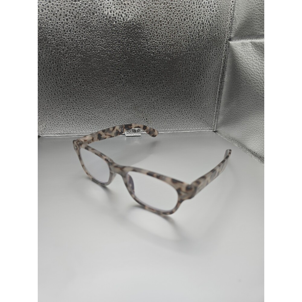 Peepers Grey Tortoise Blue Light Block Reading Glasses 2600 Clark +2.50 Academia